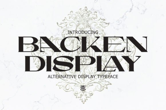 Backen Display: A Modern Serif Font for Makers