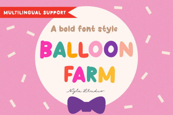 Balloon Farm: A Playful Display Font for Modern Editorial Design