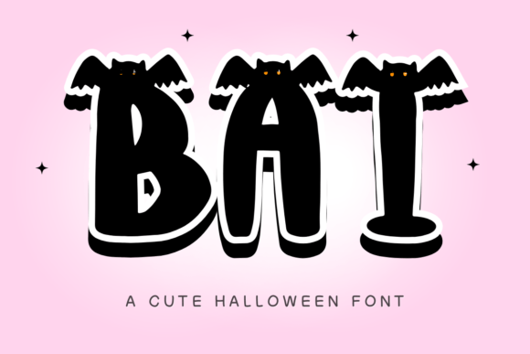 Bat Display Font for Quirky Business Branding