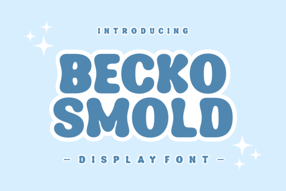 Becko Smold: The Playful Display Font for Bold Branding