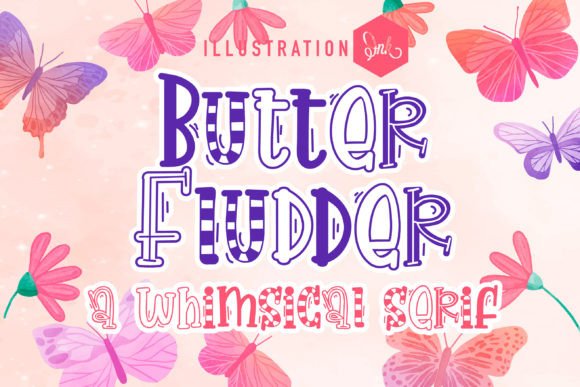 Butter Fludder: A Quirky Display Font for Editorial Charm