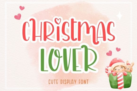 Christmas Lover: A Cute Display Font for Festive Editorial Design