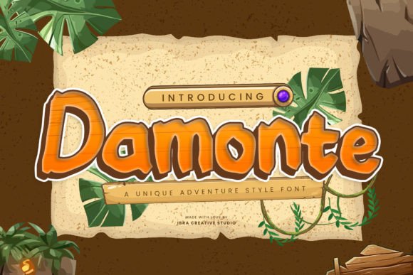 Damonte: The Adventure Display Font for Bold Brands