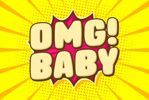 Designing Joyful Layouts with the Omg Baby Typeface