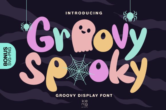 Designing with Groovy Spooky: A Retro Display Font for Bold Headlines