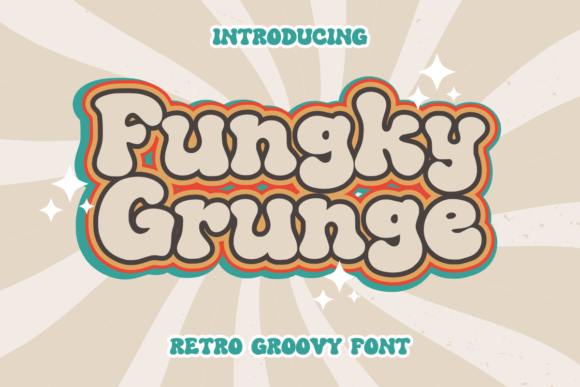 Fungky Grunge: A Playful Display Font for Cute Branding