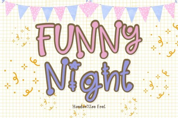 Funny Night: A Playful Display Font for Modern Editorial Design