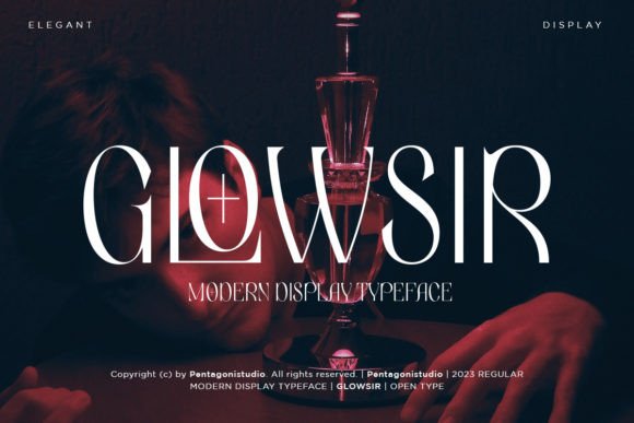 Glowsir: The Modern Display Font for Elegant Branding