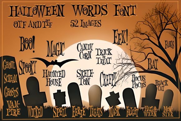 Halloween Words Font Review: Spooky Display Typography for Brands