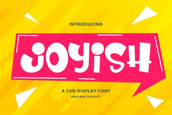 Joyish: A Childish Display Font for Friendly Web Design