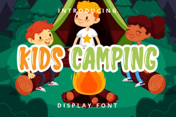 Kids Camping Font Review for Handmade Labels and Cards