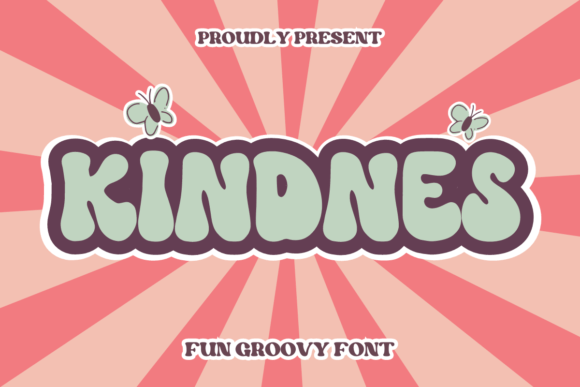 Kindnes: A Playful Display Font for Handmade Brands