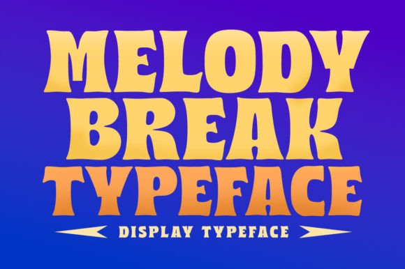 Melody Break: A Bold Display Font for Memorable Branding