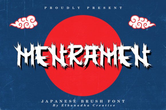 Menramen Font Review: A Bold Japanese Brush Typeface