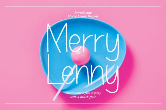 Merry Lenny: A Vintage Display Font for Editorial Charm