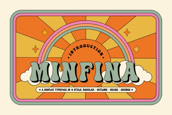 Min Fina: The Retro-Boho Display Font for Modern Brands