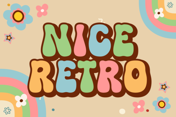 Nice Retro: A Joyful Display Font for Makers