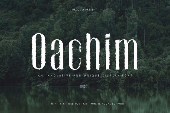 Oachim Display Font for Bold Handmade Branding