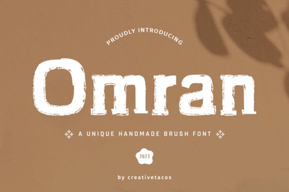 Omran Font: A Shiny Display Typeface for Modern Editorial Design