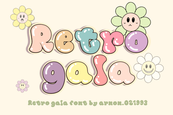 Retro Gala: A Joyful Display Font for Web Headers