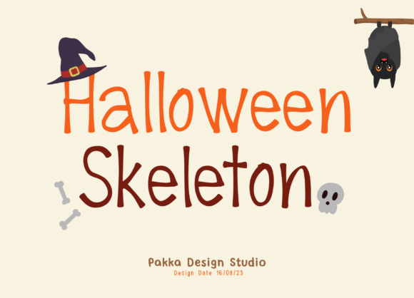 Reviewing Halloween Skeleton: A Playful Display Font for Spooky Brands