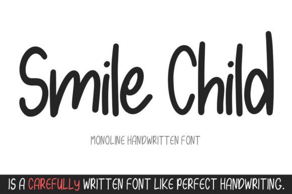 Smile Child: A Warm Display Font for Editorial Design