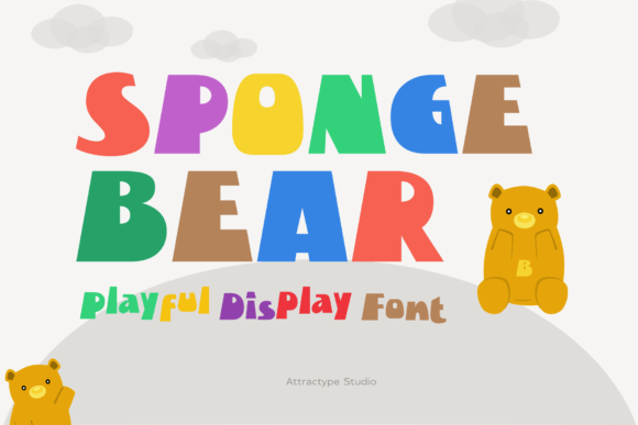 Sponge Bear: The Playful Heavy Display Font for Bold Campaigns