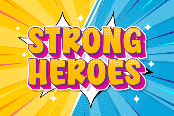 Strong Heroes Typeface for Bold Campaign Headlines
