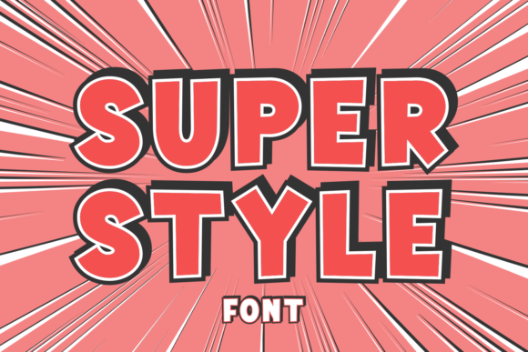 Super Style: A Creative Display Font for Editorial Design