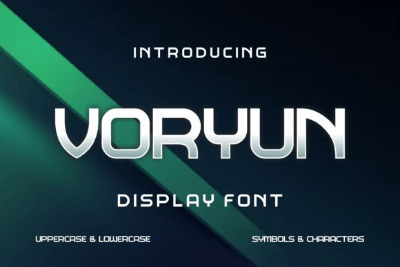 Voryun Font Review: A Unique Display Typeface for Bold Branding